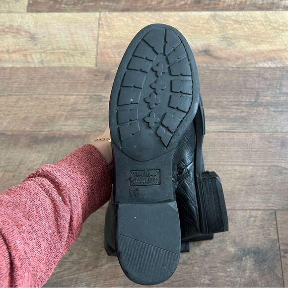 Sam Edelman Prina Black Leather Riding Boots Women’s Size 7.5 - Picture 14 of 15